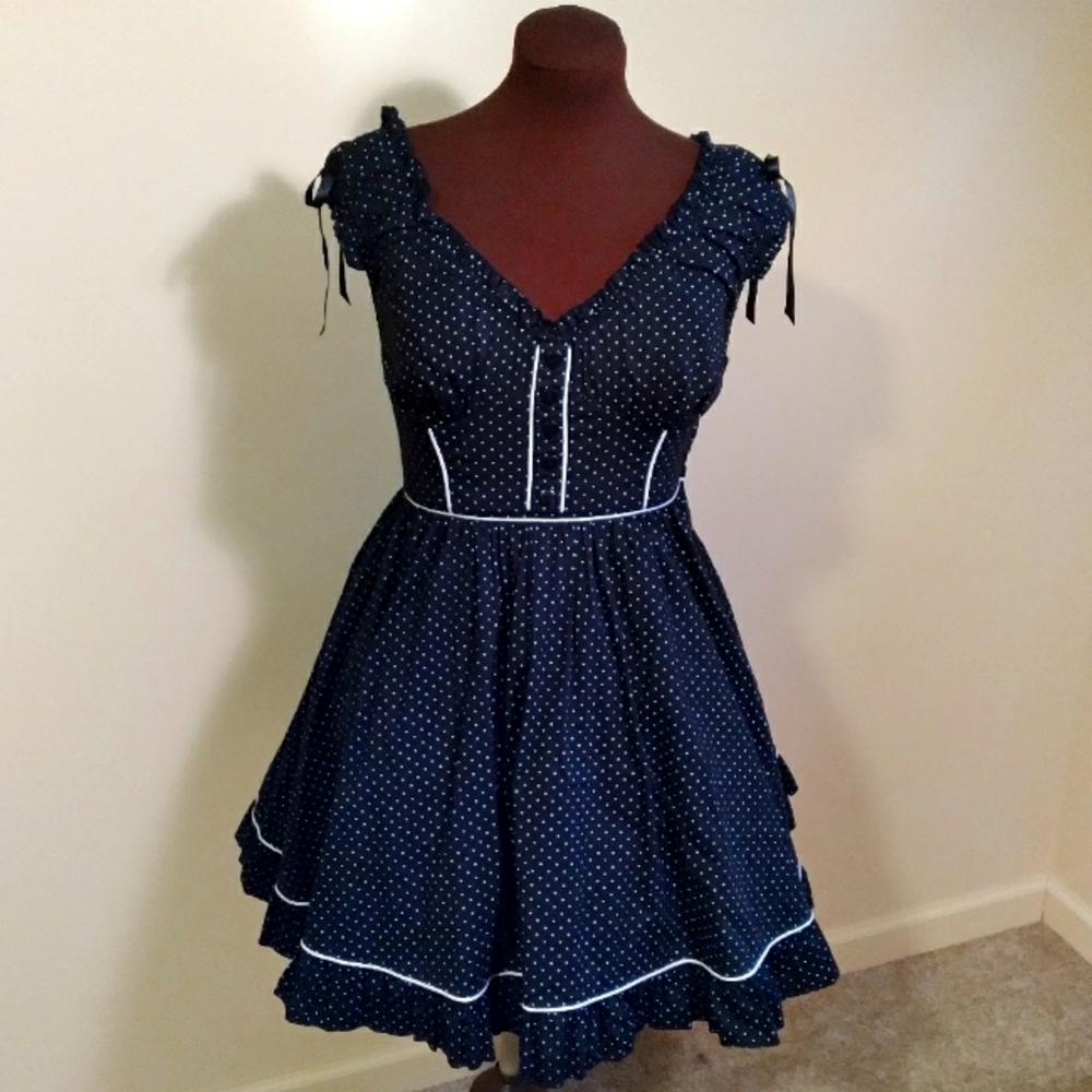 Black & White Polka Dot Dress